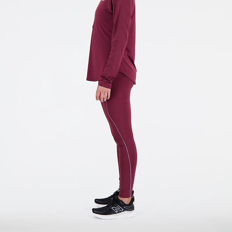 Damskie legginsy Impact Run - NB BURGUNDY