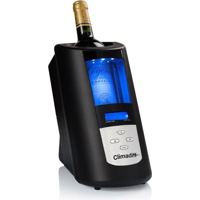 Climadiff ECHANSON2 rafraîchisseur bouteilles vin/champagne, refroidissement rapide, maintien automatique, affichage électronique