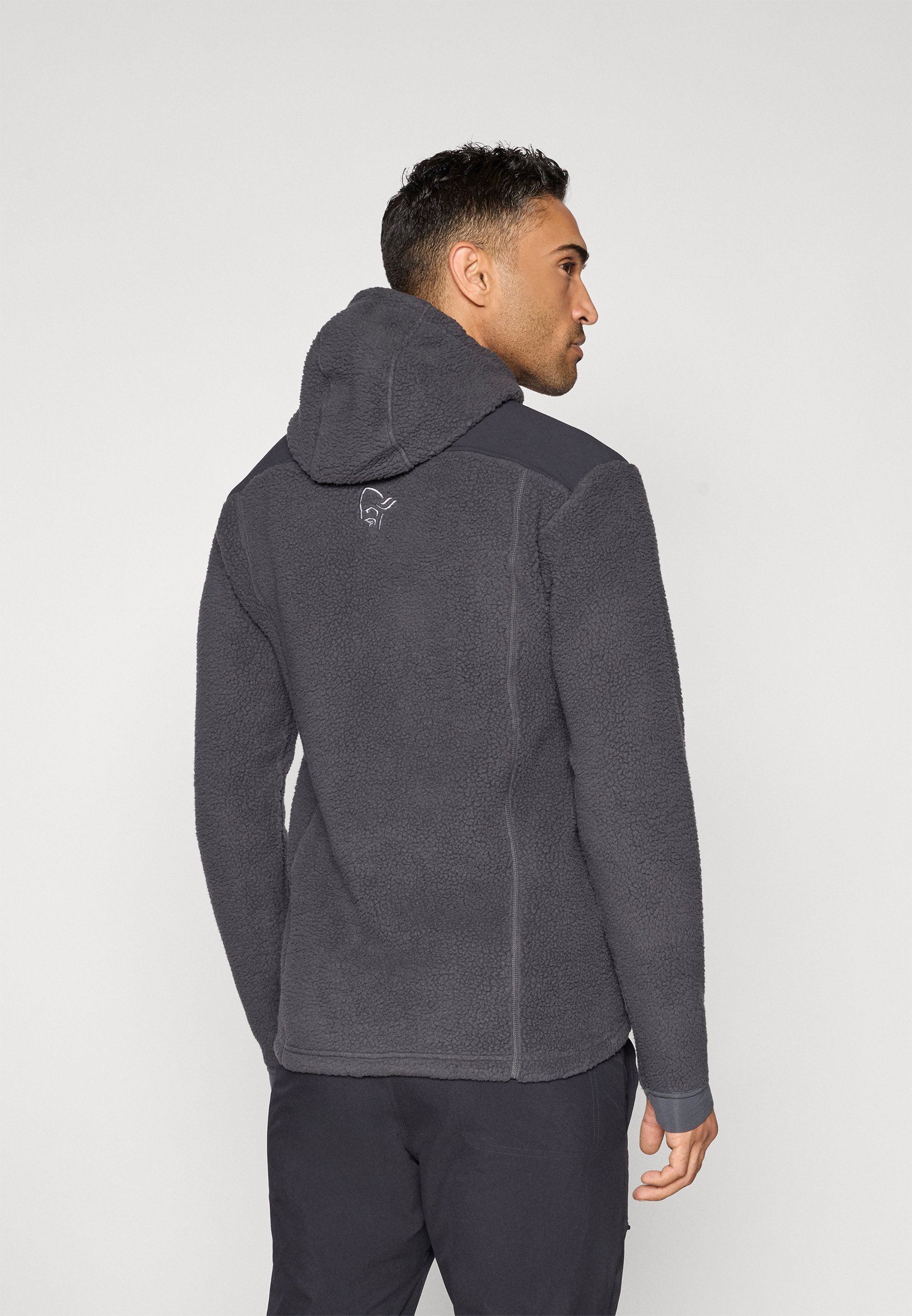 Norrøna TROLLVEGGEN ZIP HOOD - Giacca in pile - fantasma