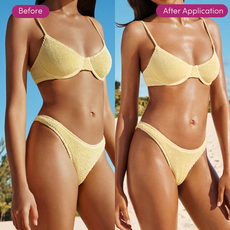 Coco & Eve Sunny Honey Highlighter Body SPF50 beschermend serum met een verhelderend effect