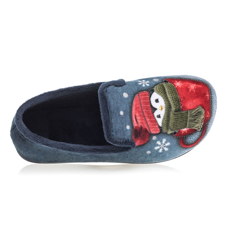 Pantufas azuis para menino