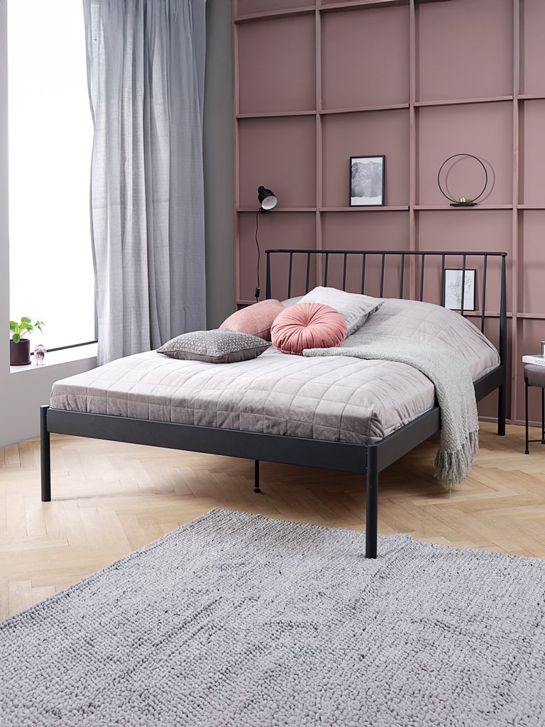 ABILDRO ABILDRO okvir kreveta 150x200 cm crni