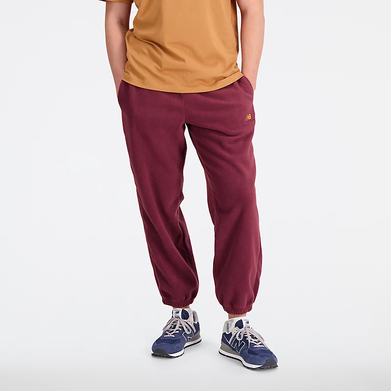 Fleece sportbroek voor heren - NB BORDEAUX