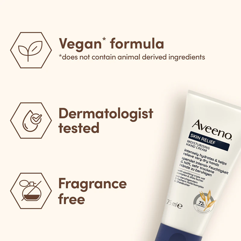 Creme para as mãos Aveeno Skin Relief