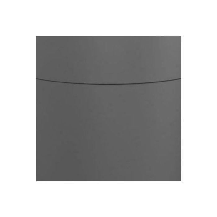 ARTEVASI CAPRI Großer runder Blumentopf – Kunststoff – Wasserreservoir – Durchmesser 35 cm – Anthrazit – B 34,6 x T 34,6 x H 33,2 cm