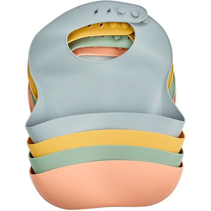 Babador de silicone - THERMOBABY - Com coletor - Verde cacto