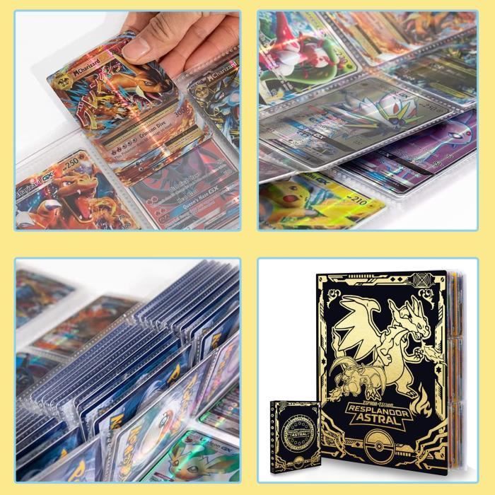 Álbum de cromos coleccionables - Negro Oro-3 - Capacidad para 432 cromos - Regalos para niños