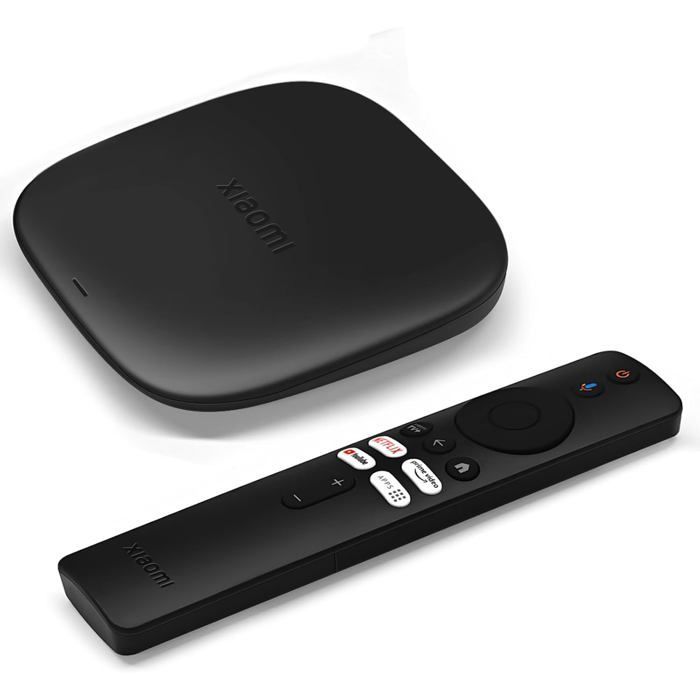 Xiaomi Mi TV Box S di terza generazione, 2 GB di RAM + 32 GB di ROM, ricevitore per streaming 4K Ultra HD, Bluetooth, Wi-Fi 6, nero.
