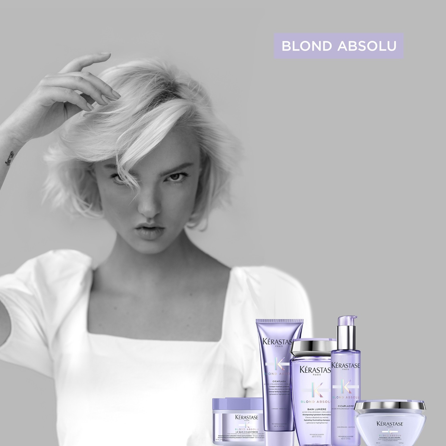 Kérastase plaukų šampūnas Blond Absolu Bain Ultra Violet – 250 ml