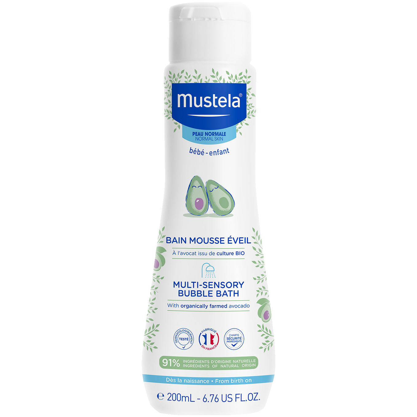 Mustela burbulinė vonia