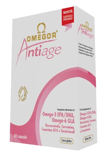 OMEGOR Omegor Antiage Anti-Aging 30 Perlen Antioxidatives Nahrungsergänzungsmittel