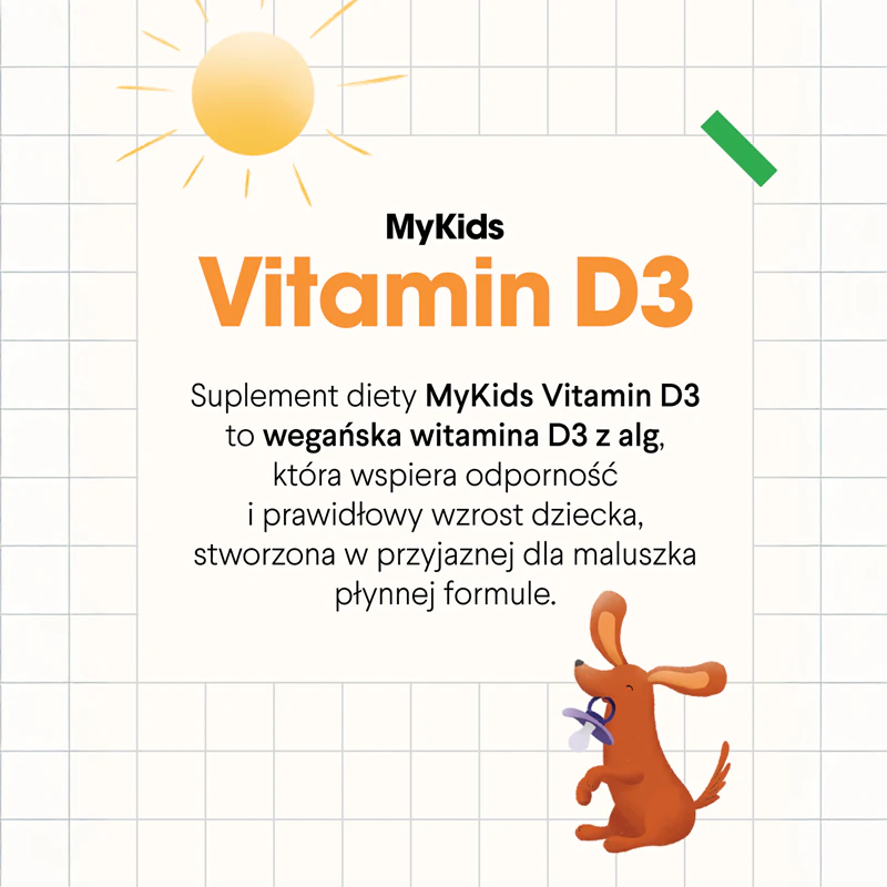 Health Labs Care MyKids Suplemento alimentar em gotas de vitamina D3 para fortalecer a imunidade