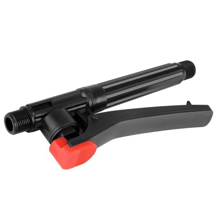 Mango de lanza para pulverizador de jardín: ergonómico, plástico de alta calidad, interruptor de una sola mano.