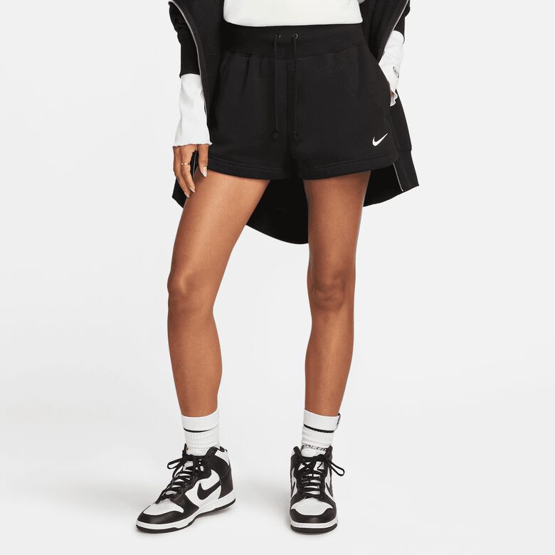 Pantalones cortos deportivos Phoenix Fleece de talle alto