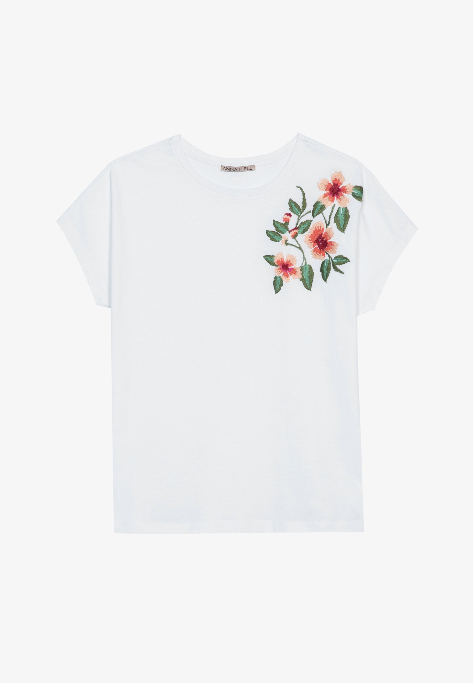 T-shirt met Anna Field-print - wit
