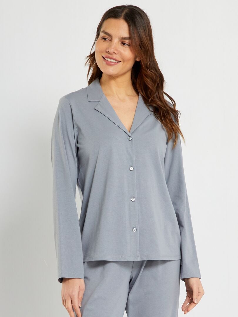 Jersey pyjama - 2-delig - BLAUW