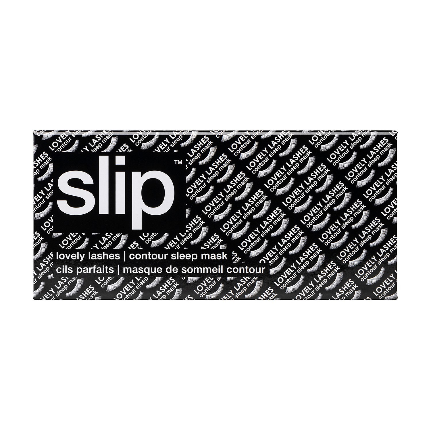 Slip Lovely Lashes miego kaukė – kontūrinė miego kaukė – juoda – 1 vnt.