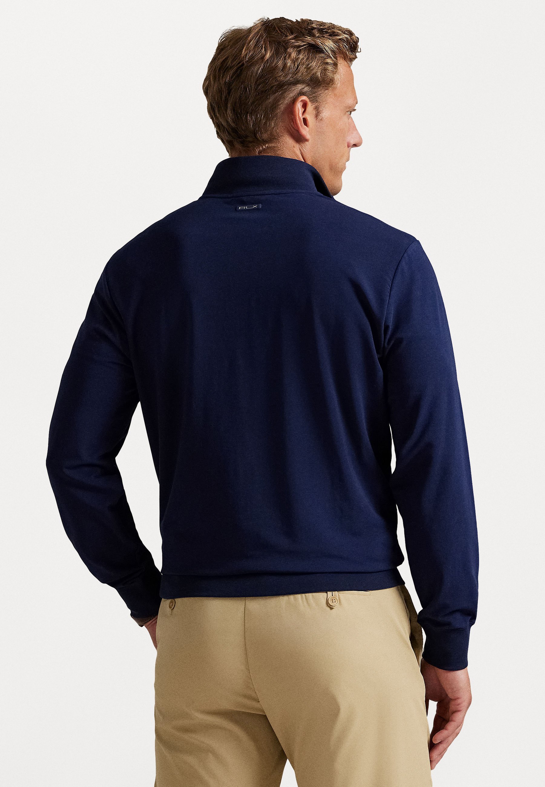 Polo Ralph Lauren CLASSIC STRETCH FRENCH TERRY PULLOVER - Top met lange mouwen - verfijnd marineblauw