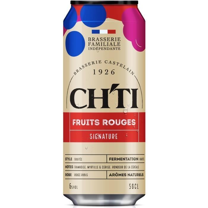 Cerveza Roja Signature - Chti - 6,00% ABV - 12 latas de 50 cl