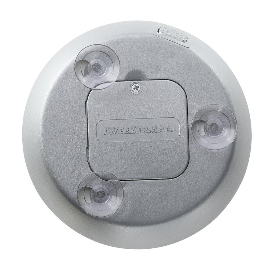 Tweezerman LED Mini Makeup Mirror – 15x Magnification – 1 Piece