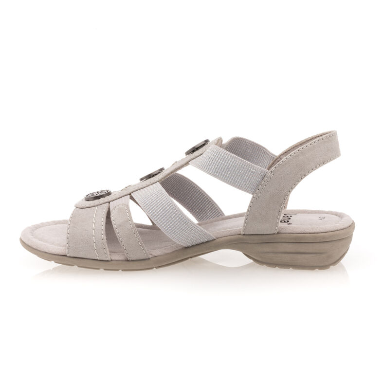 Sandali da donna grigi / Scarpe aperte in punta