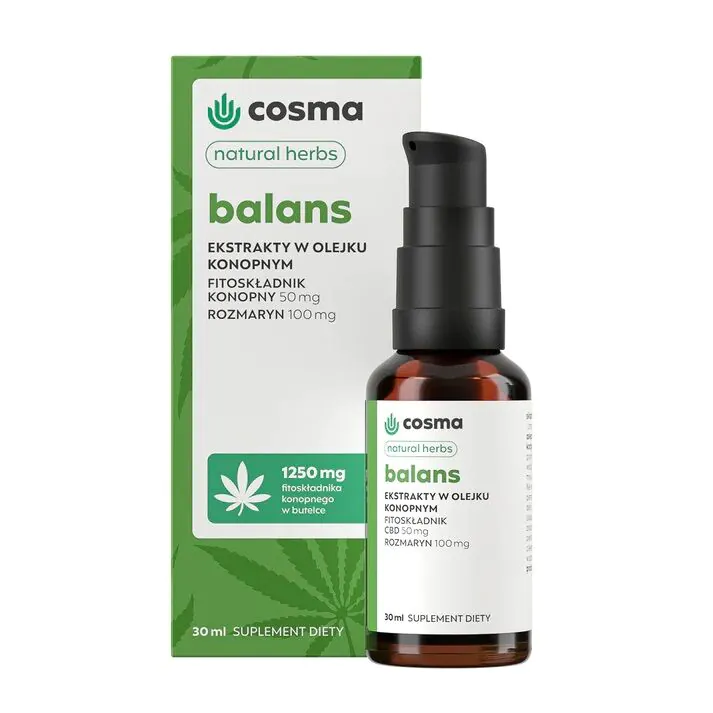 Cosma Cannabis Balans Natural Herbs Olejek