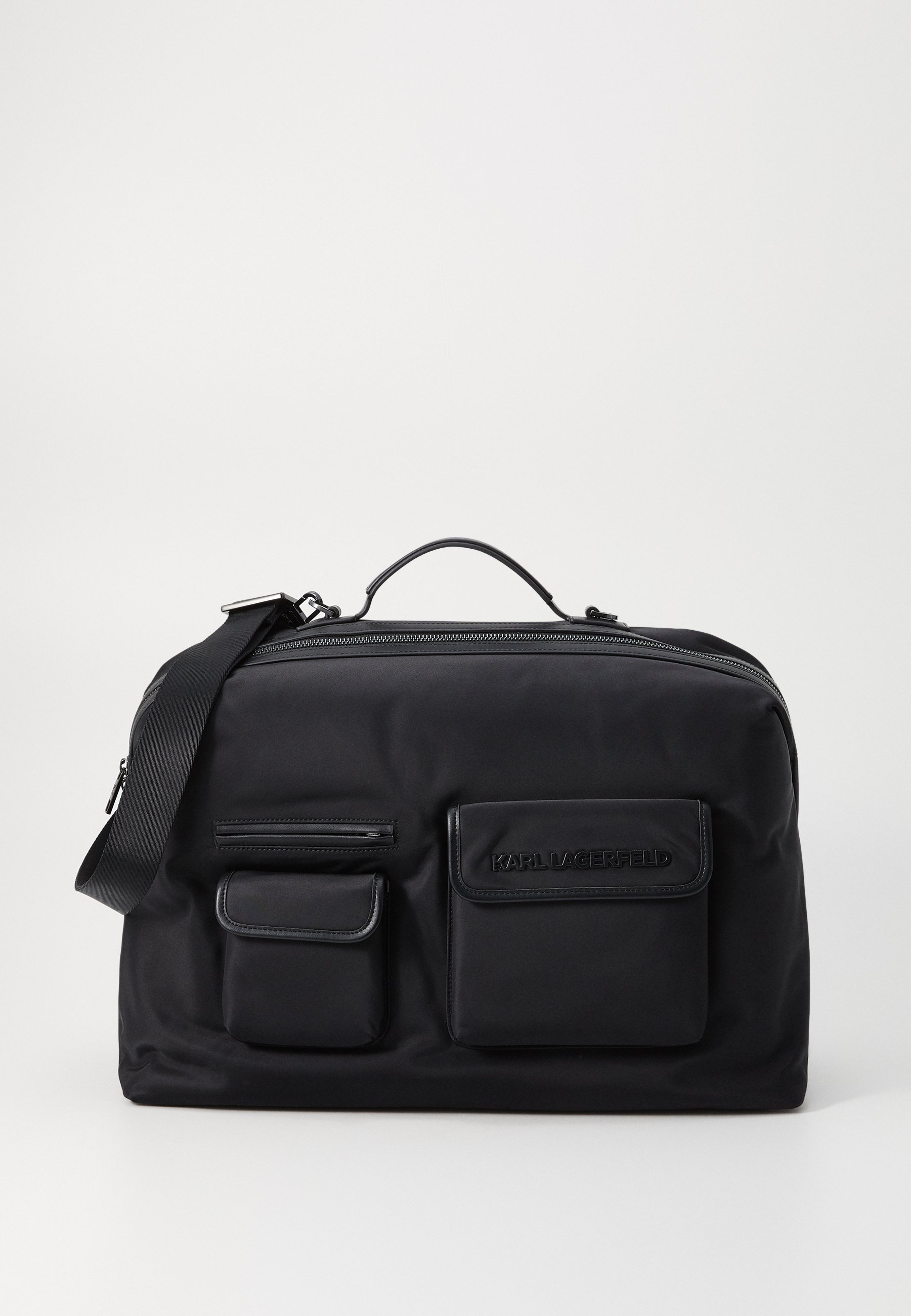 KARL LAGERFELD ESSENTIAL WEEKENDER - Weekendveske - black