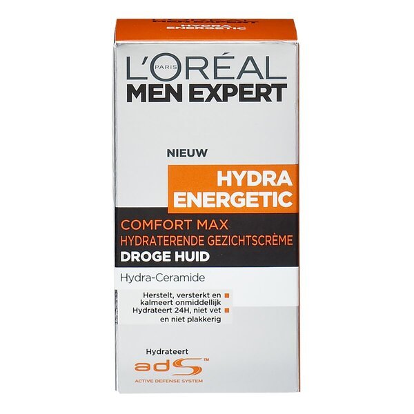 L'Oréal Paris Men Expert Hydra Energetic Comfort Max vlažilna krema za obraz 50 ml - za suho kožo