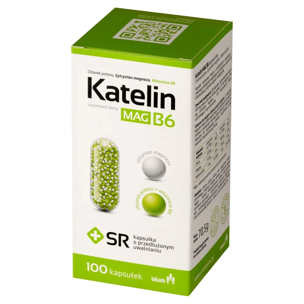Katelin Mag B6, Magnez z witaminą B6, Kapsułki