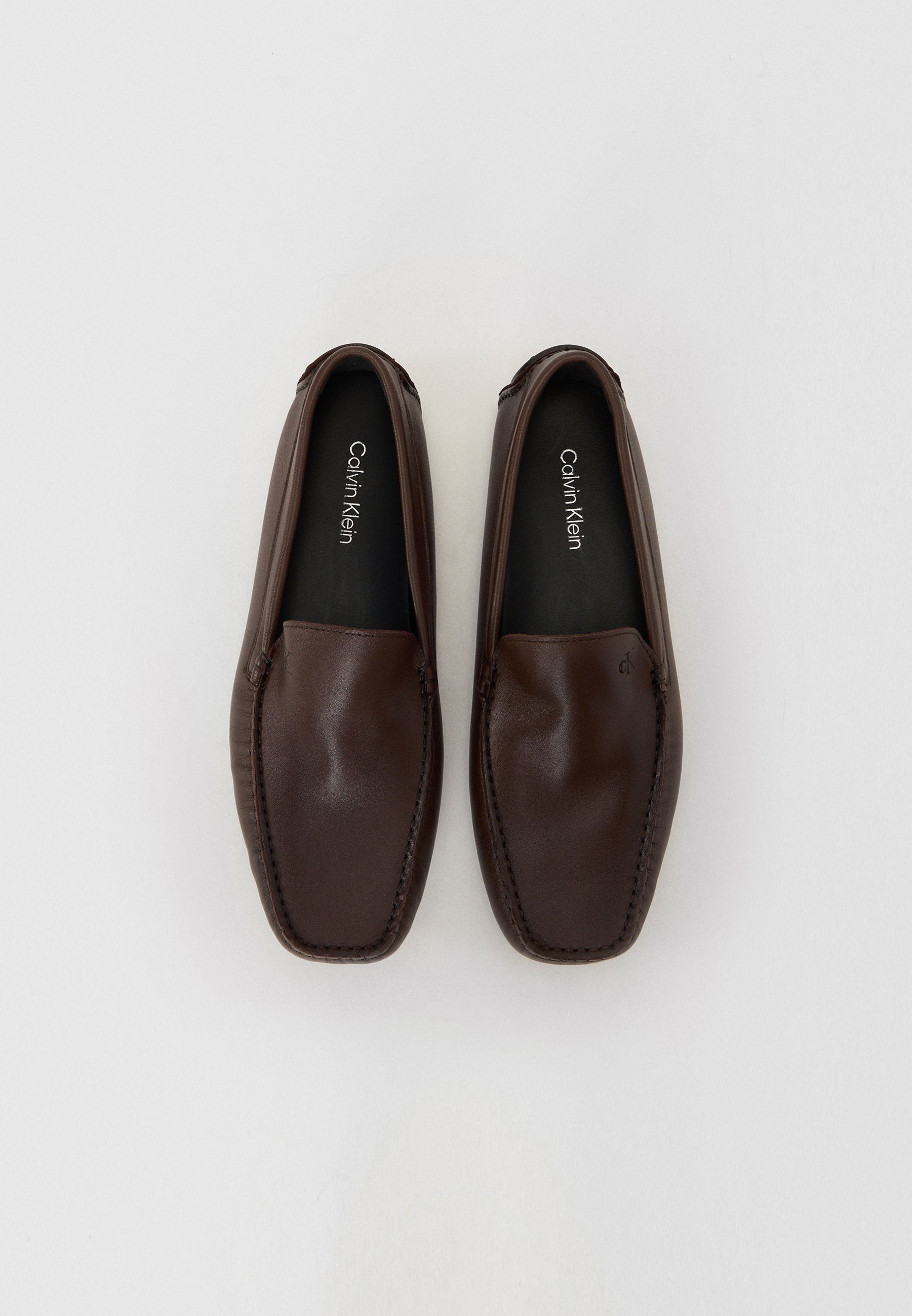 Calvin Klein DRIVER LTH - Moccasins - rotsbruin