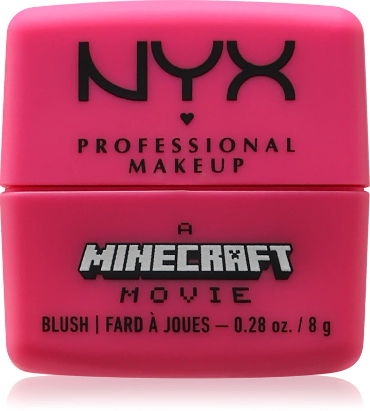 Blush inspirado no filme Minecraft da NYX Professional Makeup