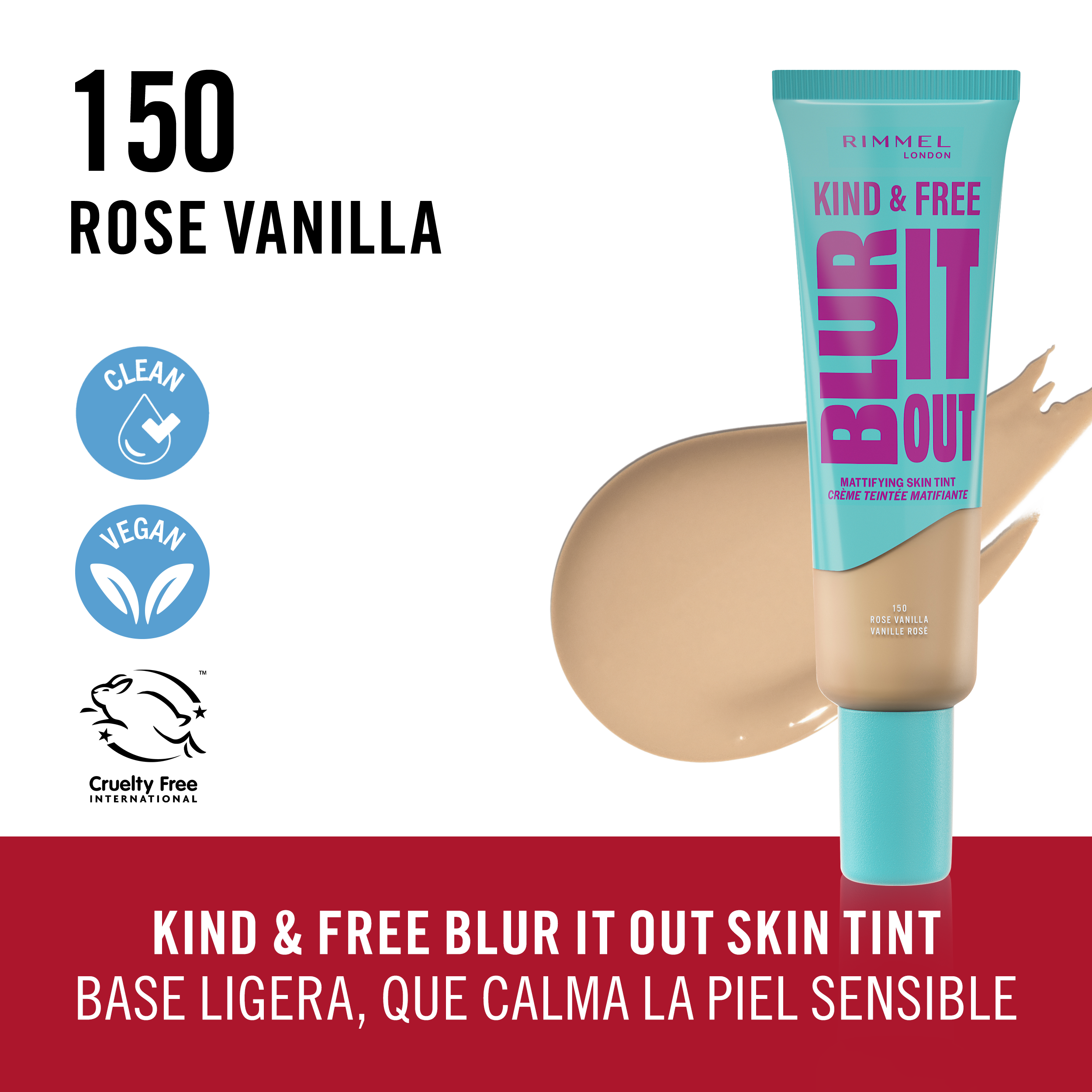 Kind & Free Blur It Out matējošais tonālais krēms Tonālie krēmi