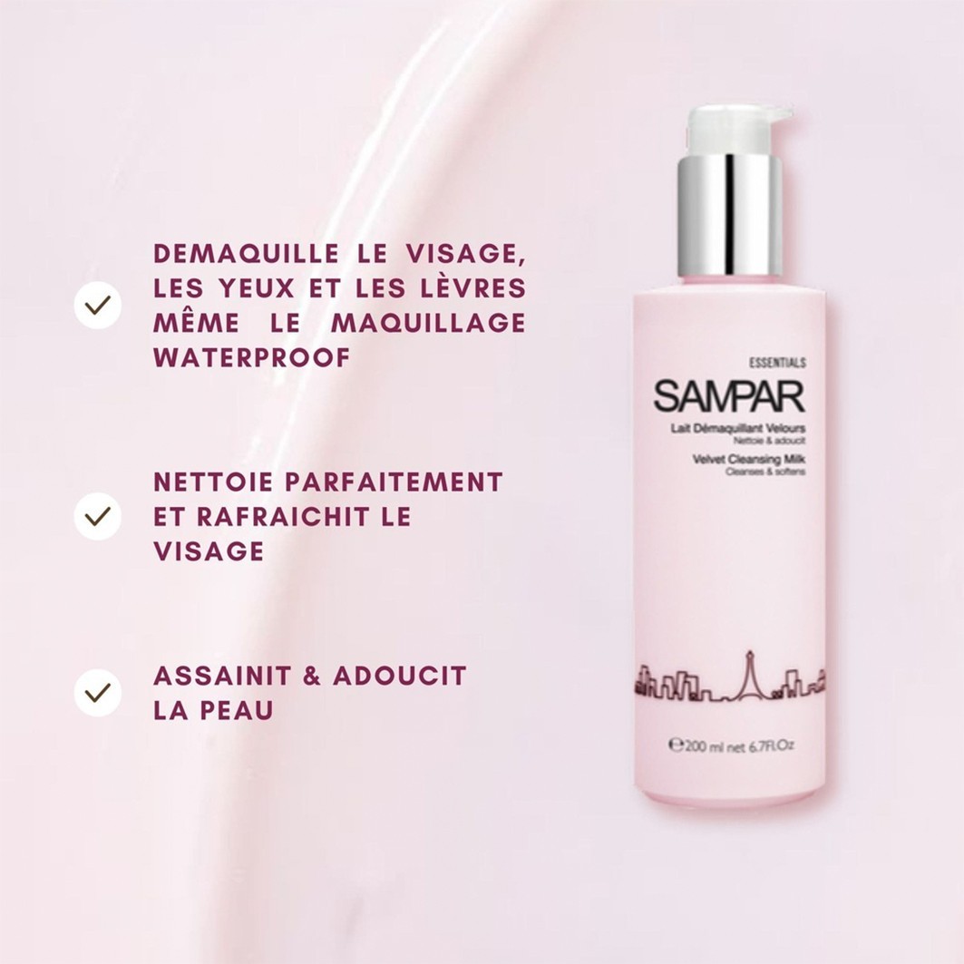 Sampar Lait Démaquillant Velours