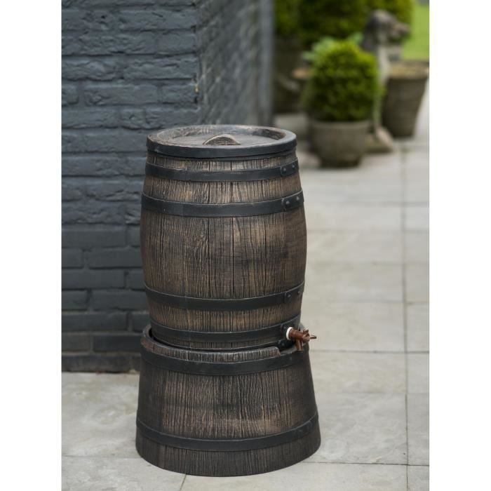 Water butt - NATURE - Barrel - 50 liters - Rotomolded PE - Accessories included
