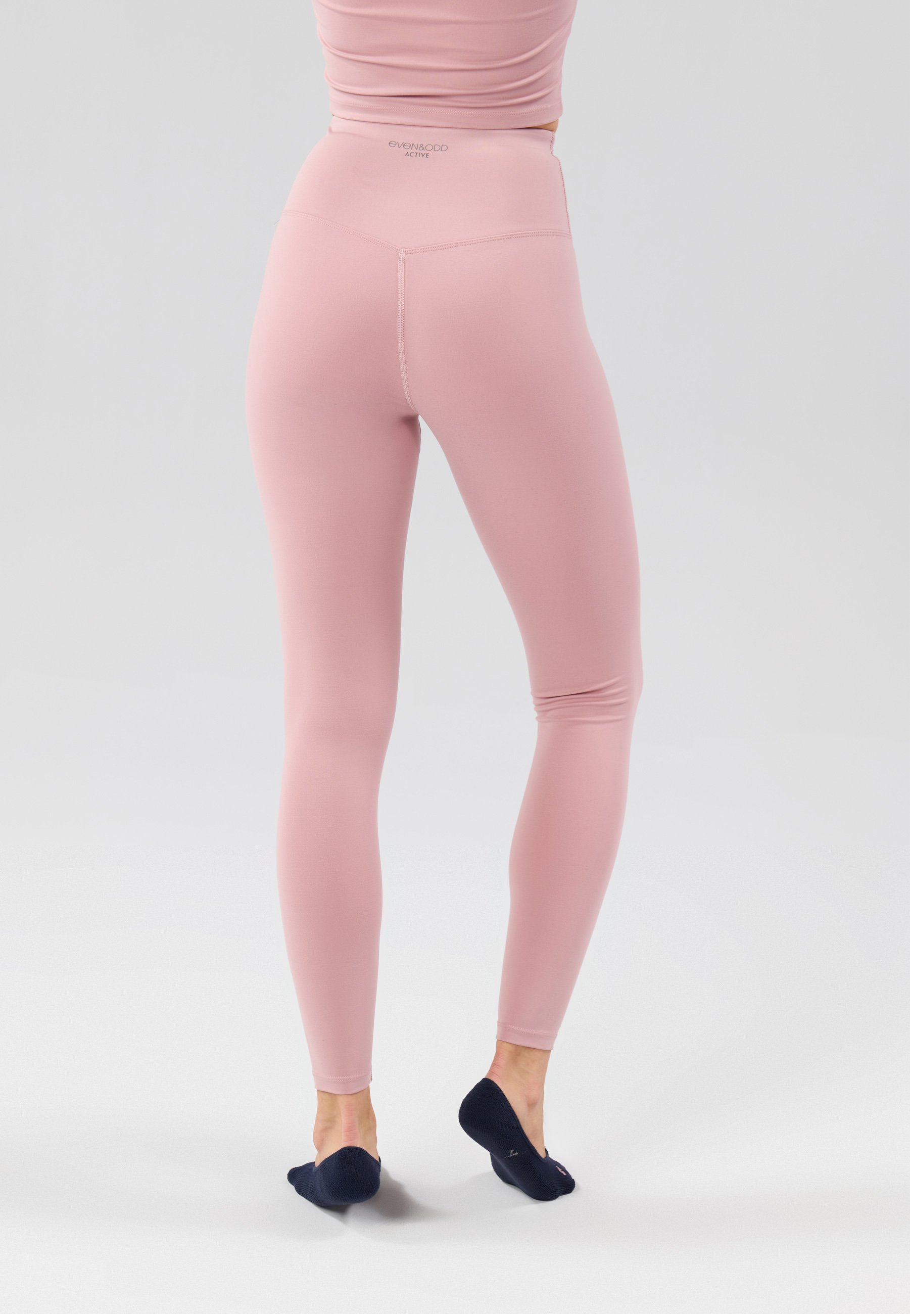 ESSENTIAL 2 PACK FULL LENGTH HIGH RISE LEGGINGS - Leggings - black/mauve