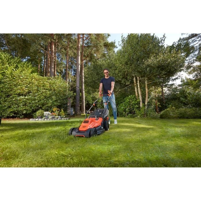 Elektrische grasmaaier met snoer - BLACK+DECKER - BEMW481BH-QS - 1800W - 42cm maaibreedte