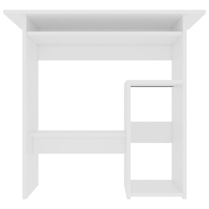 Escritorio blanco de aglomerado de 80 x 45 x 74 cm