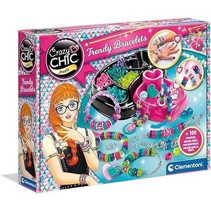Clementoni - Crazy Chic - Pulseras arcoíris
