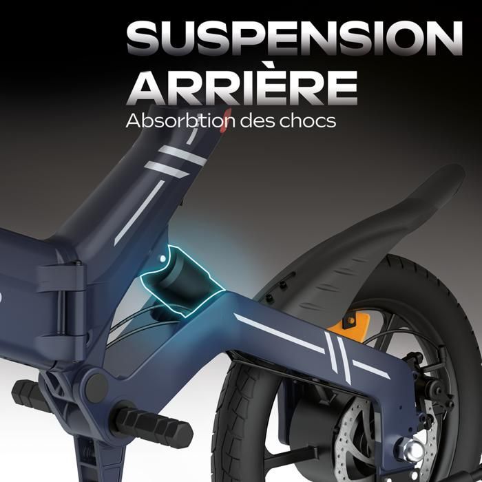 Draisienne Électrique Adulte LINX 160 – Moteur 1100W - Autonomie Jusqu'a 40 km - Pneu 16