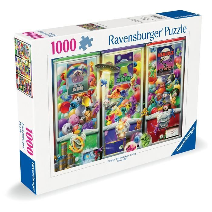 Puzzle 1000 pièces Animaux, aliens et ninjas, dès 14 ans, Puzzle de qualité supérieure, Nombreux, 12001482, Ravensburger