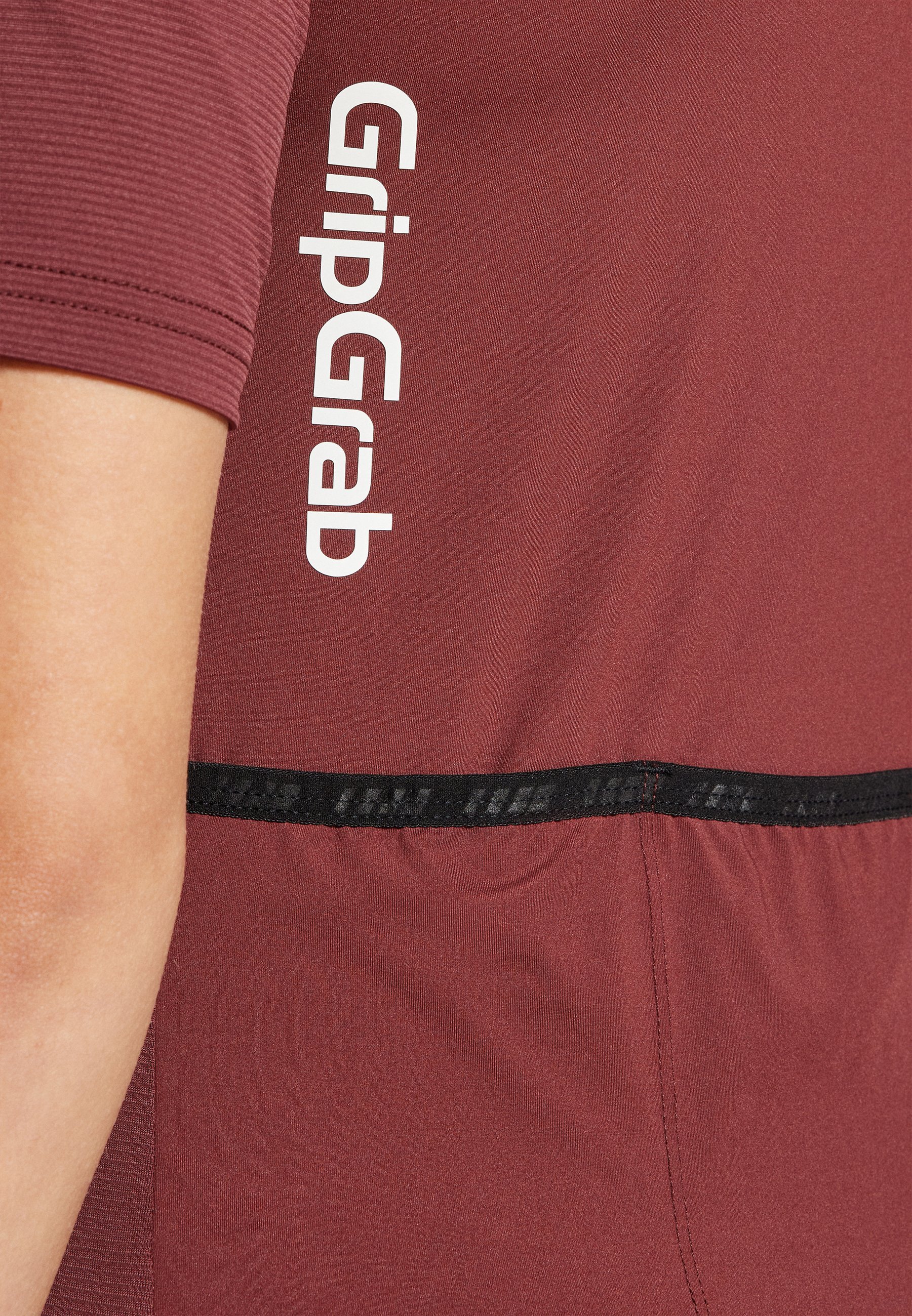 GripGrab RIDE Kurzarm-Radtrikot – Dunkelrot