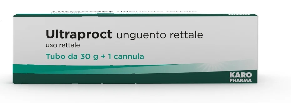 Pommade rectale Ultraproct à la fluocortolone 30 g + 1 canule pour le traitement des hémorroïdes