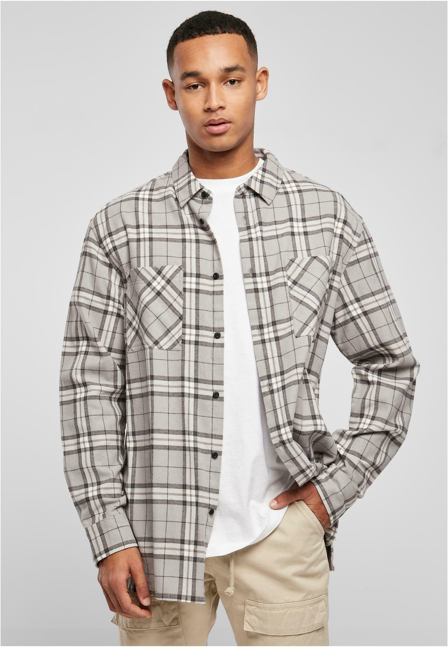 Camicia Urban Classics - grigio nero