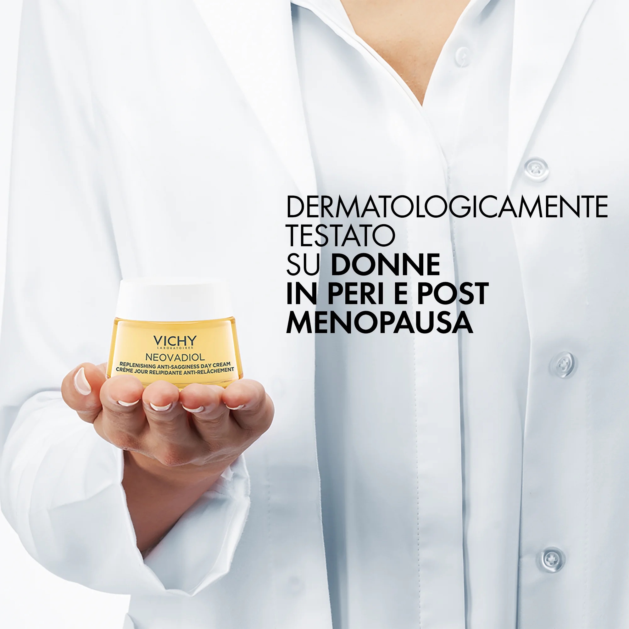 VICHY Neovadiol Dagcrème voor na de menopauze 50 ml Vult lipiden aan en bestrijdt huidverslapping