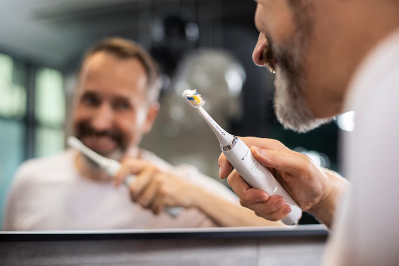 Escova de dentes elétrica sônica TrueLife SonicBrush Compact Duo, 2 cilindros