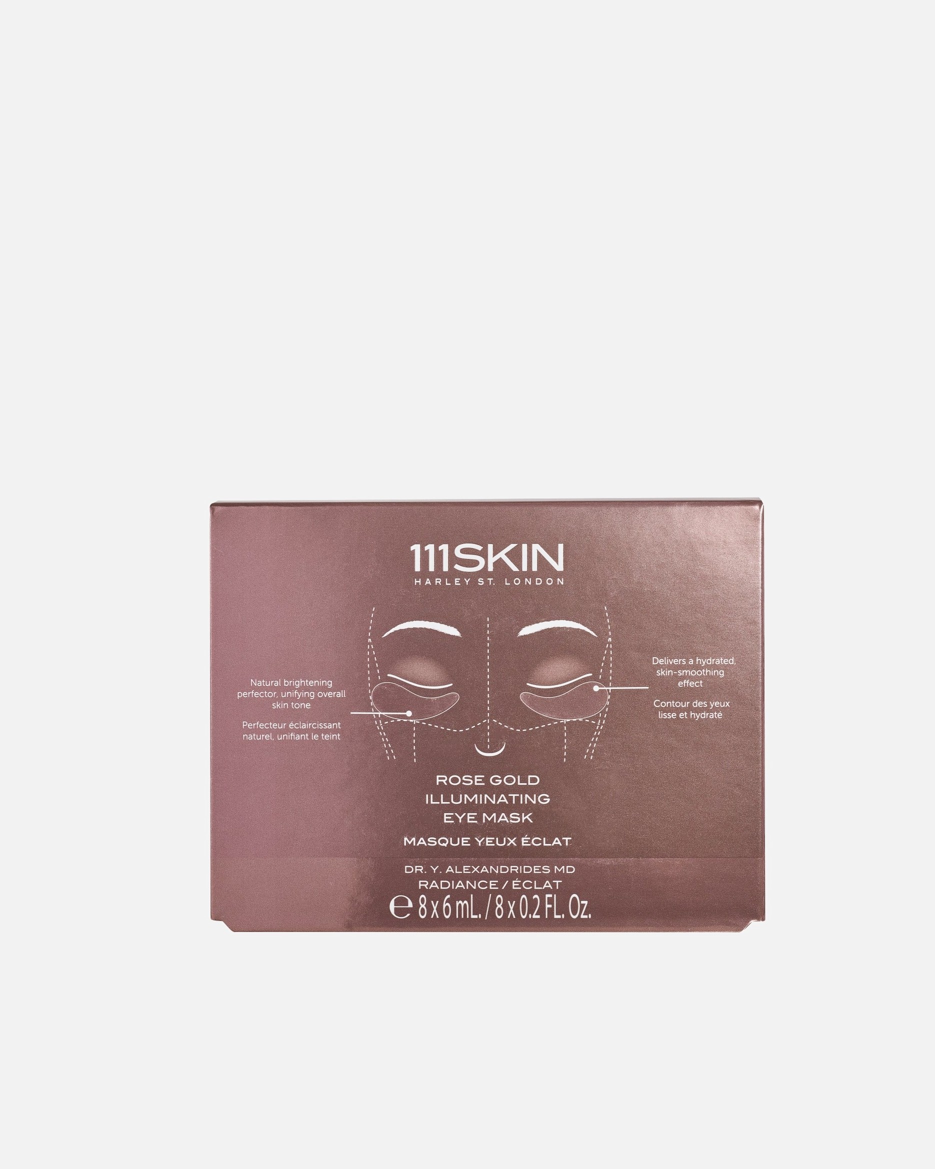 111Skin Eye Mask Rozjasňujúca očná maska Rose Gold Box FF - 48 ml