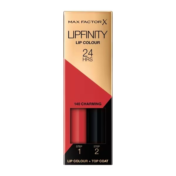 Max Factor Lipfinity Lip Colour 140 Charming 2-Step Longlasting šminka 2,3 ml