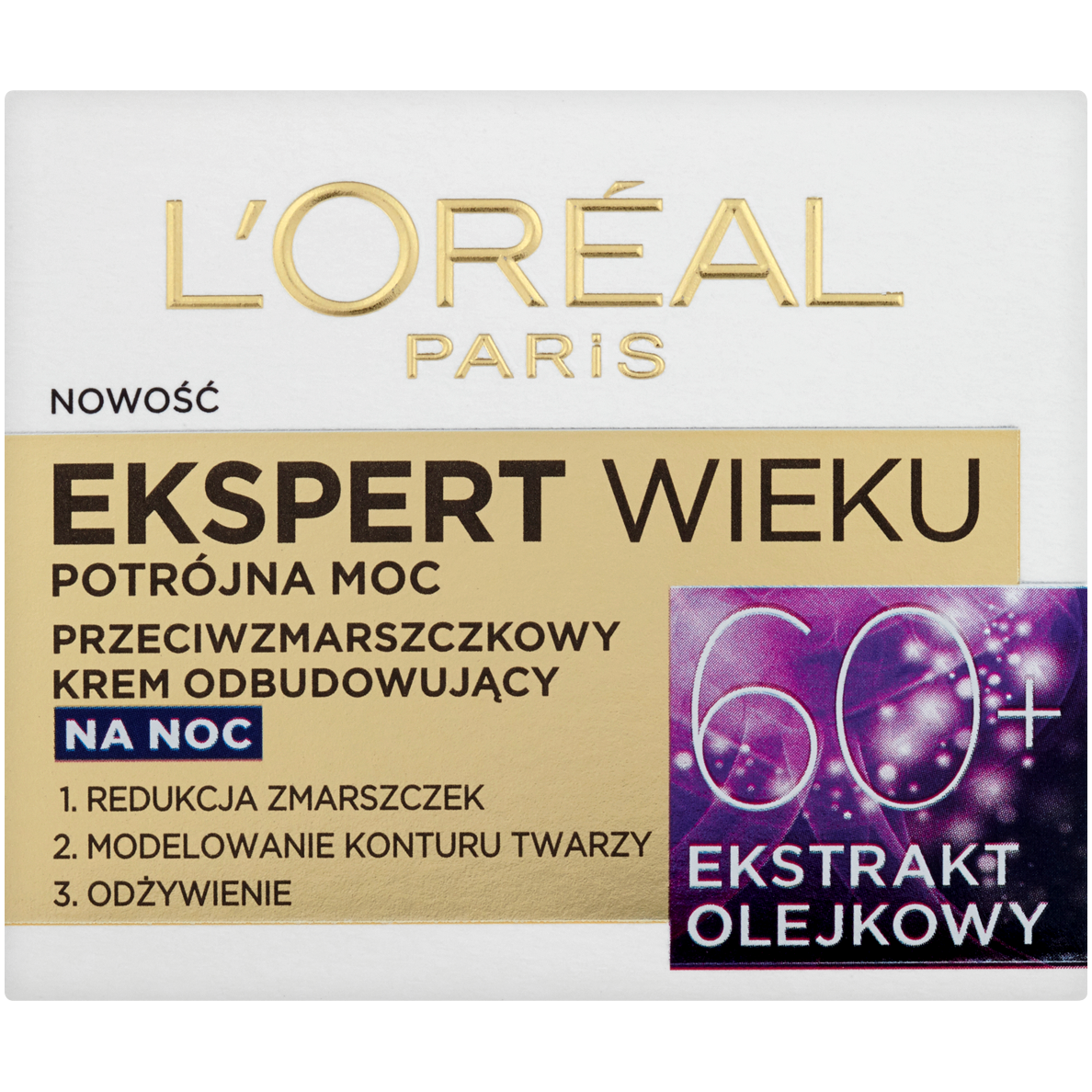 L'Oreal Paris 60+ Anti-Wrinkle Cell Rebuilding Night Cream 50ml Age Expert