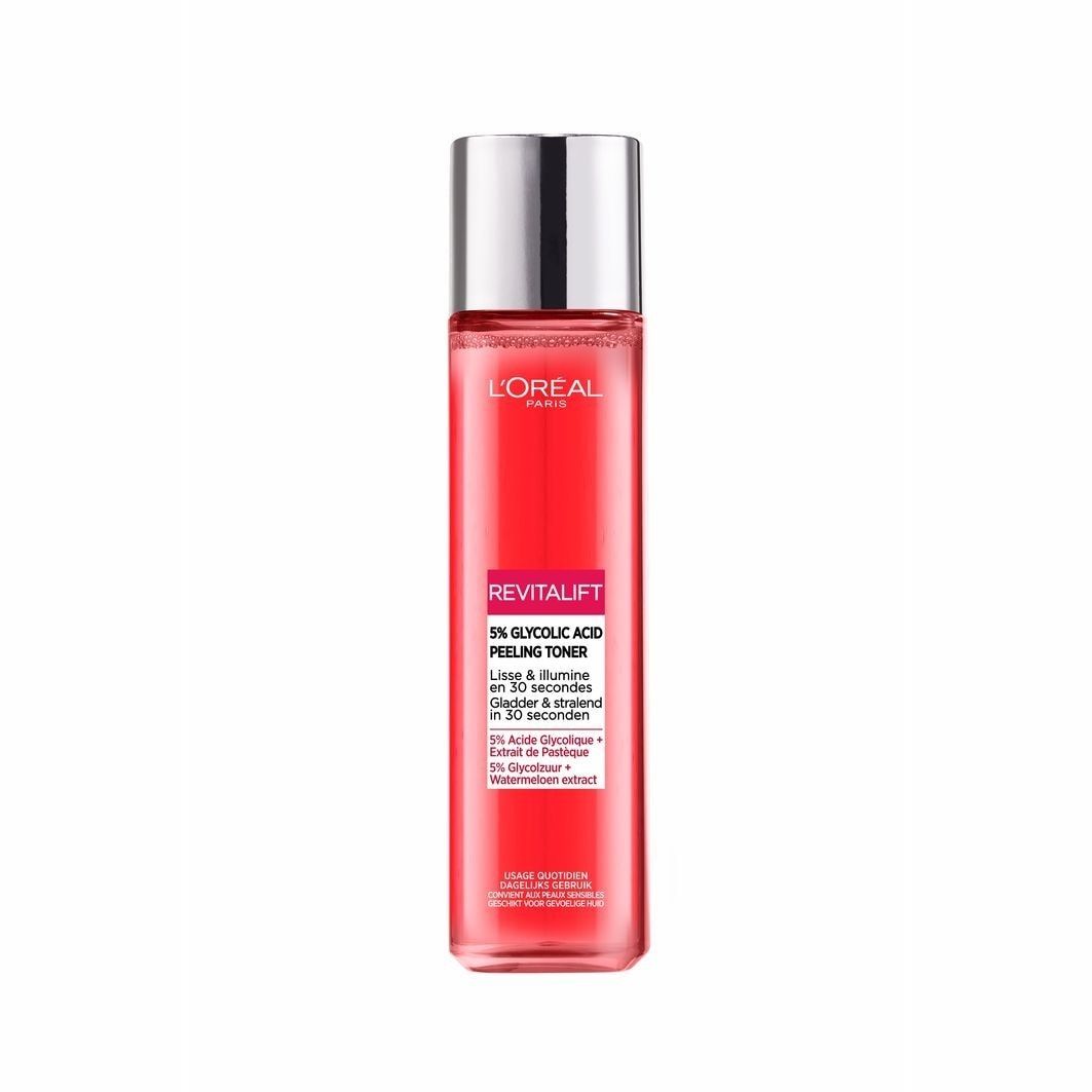 L'Oréal Paris odstranjevalec ličil s 5 % glikolno kislino in pilingom - 180 ml