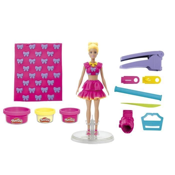 Set de plastilina Play-Doh Barbie con encaje y lazos
